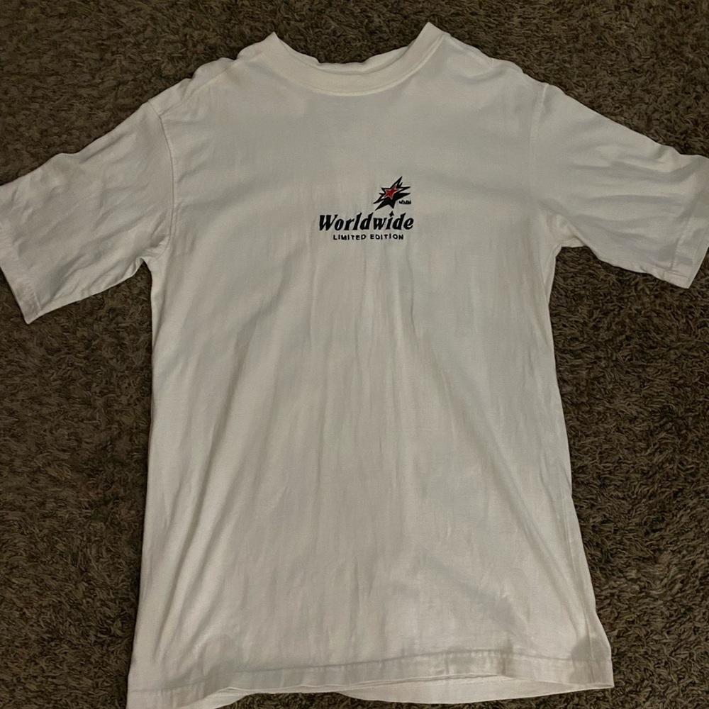 White T-Shirt with Graphic Print